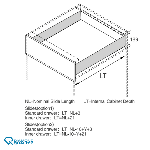 Drawer Systems Pure Box HL12-308