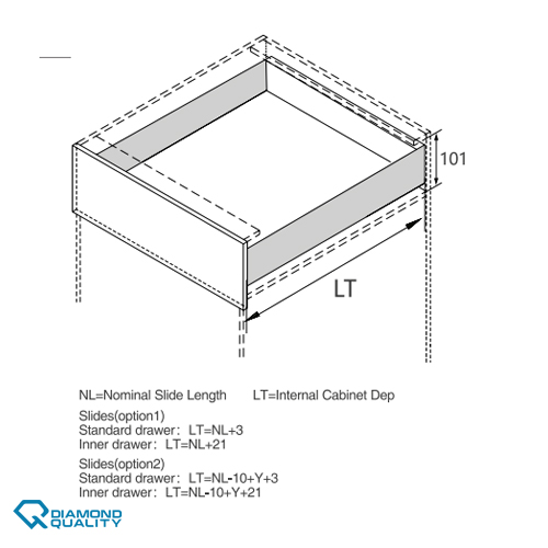 Drawer Systems Pure Box HL11-306