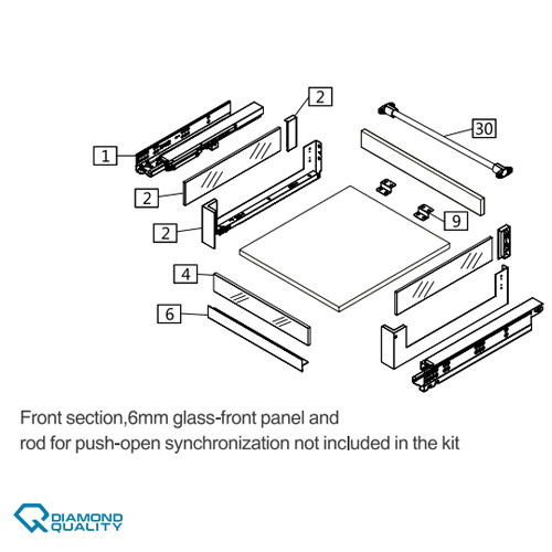 Drawer Systems Pure Pro HQ11-274