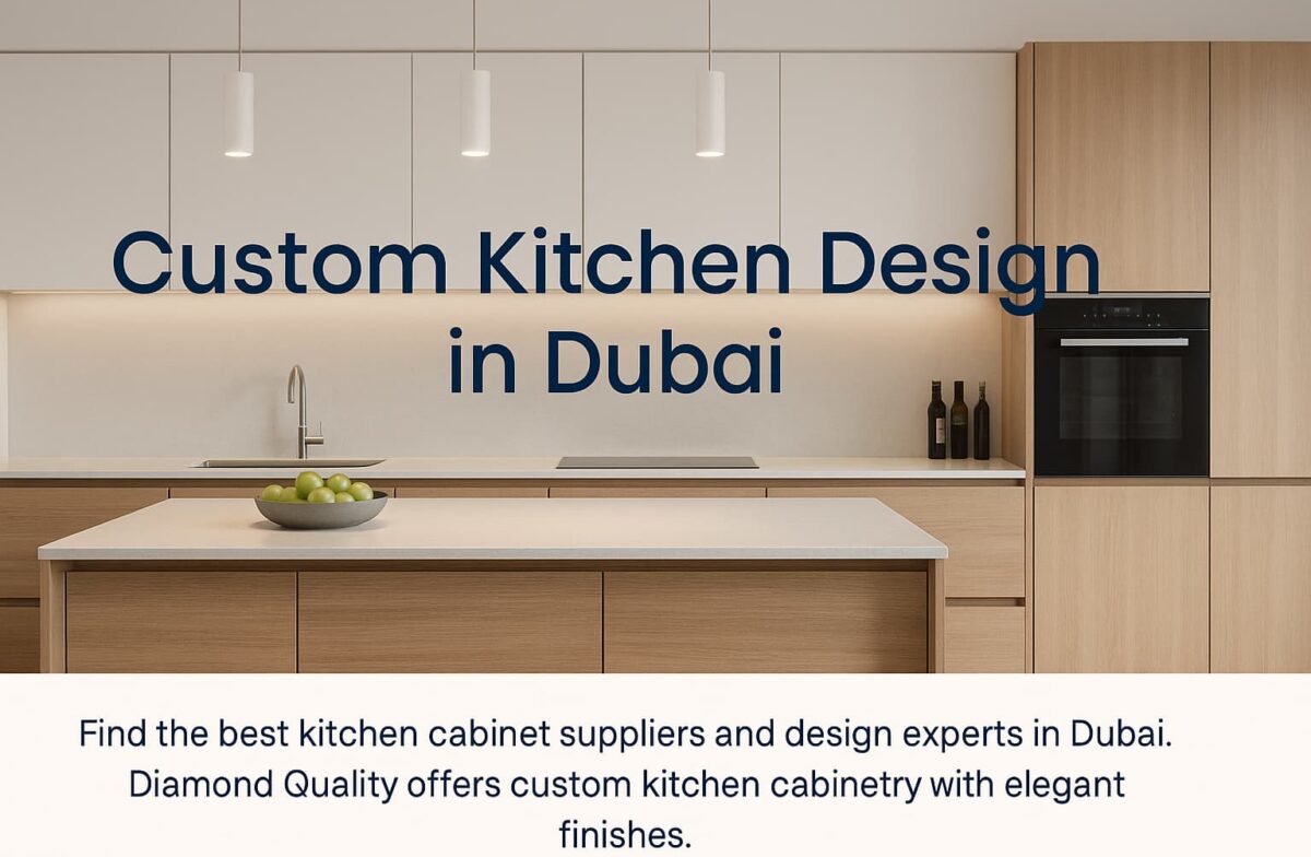 Custom kitchen design in Dubai