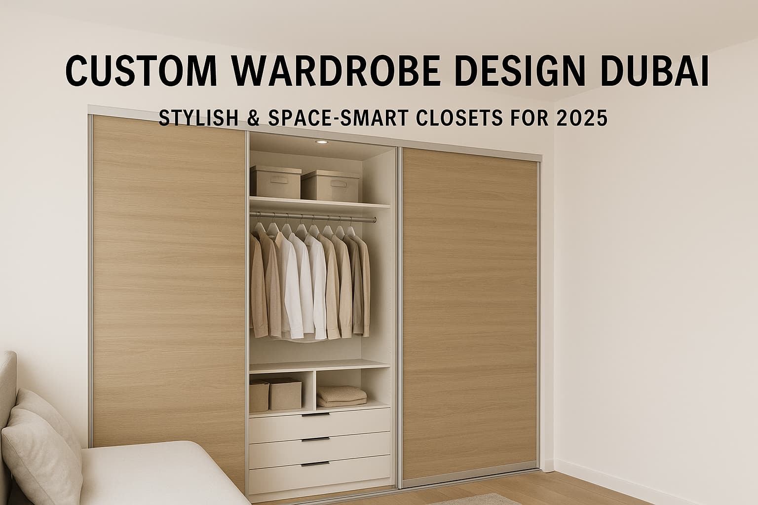 Custom Wardrobe Design Dubai | Stylish & Space-Smart Closets for 2025