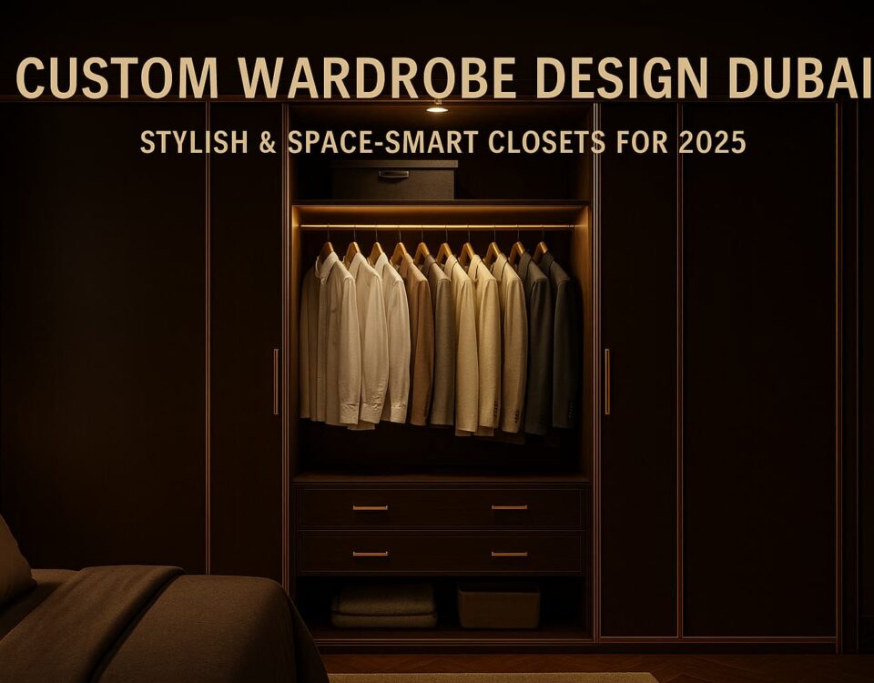 Custom Wardrobe Design Dubai | Stylish & Space-Smart Closets for 2025