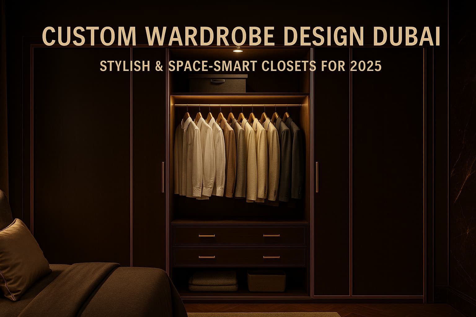 Custom Wardrobe Design Dubai | Stylish & Space-Smart Closets for 2025