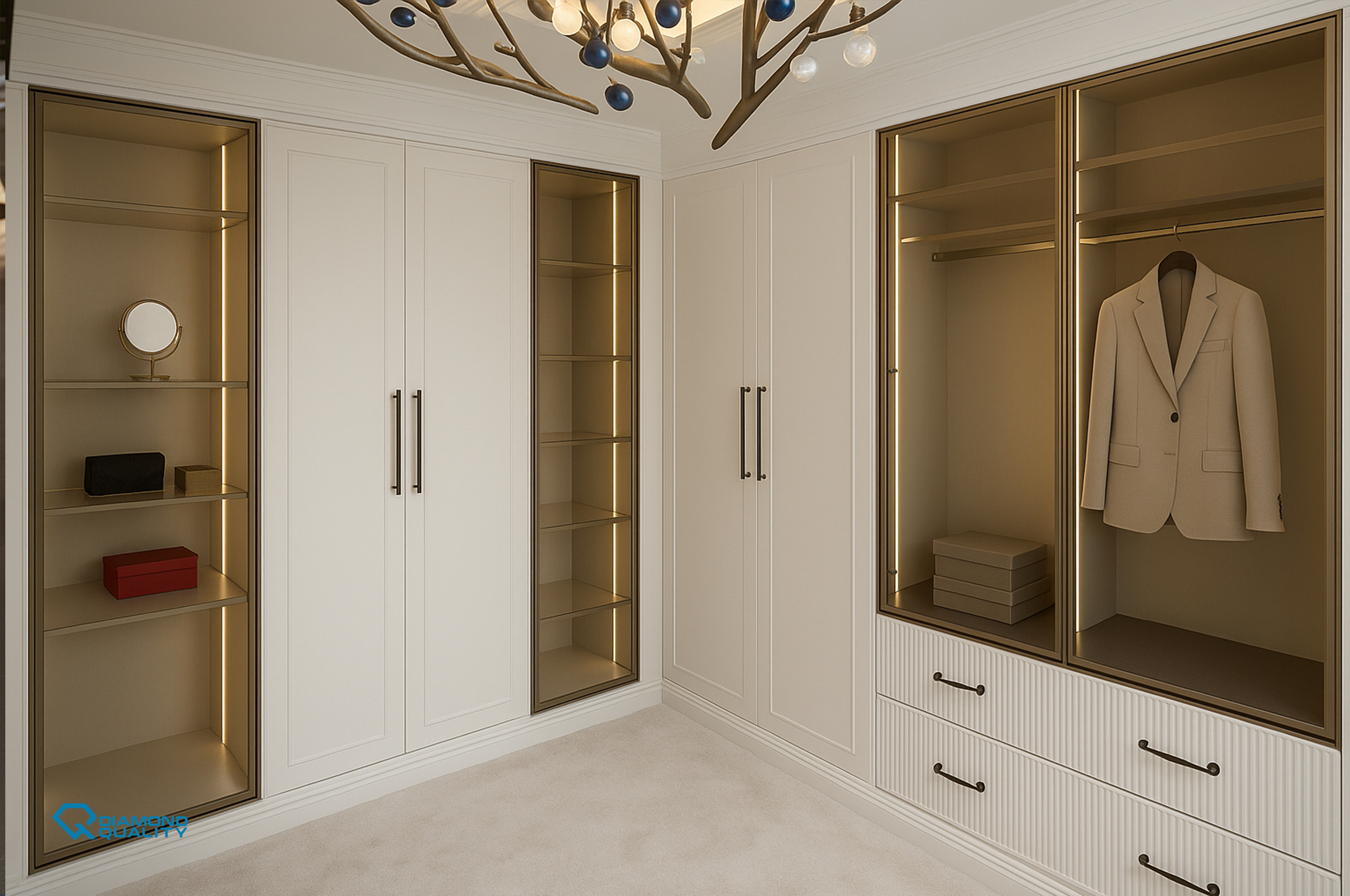 Luxury Walk-in Closets Dubai