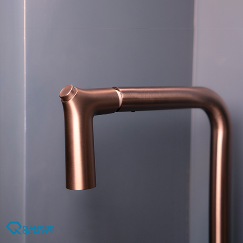 brushed copper faucet