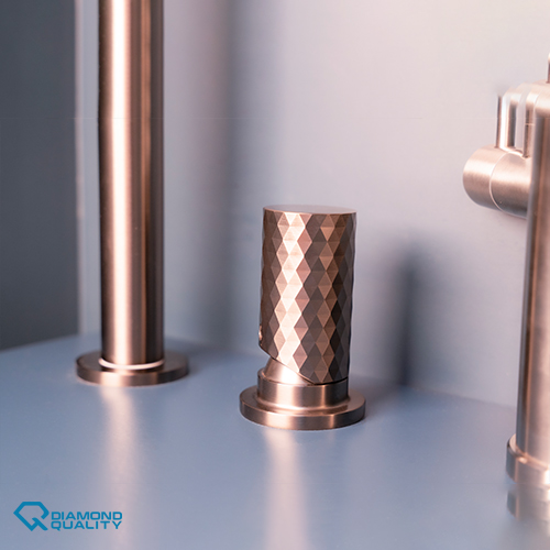 brushed copper faucet