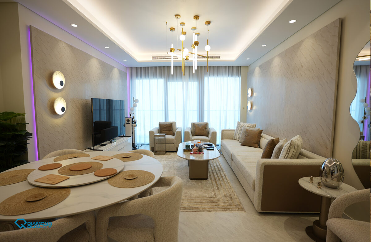 boho apartment renovation in dubai