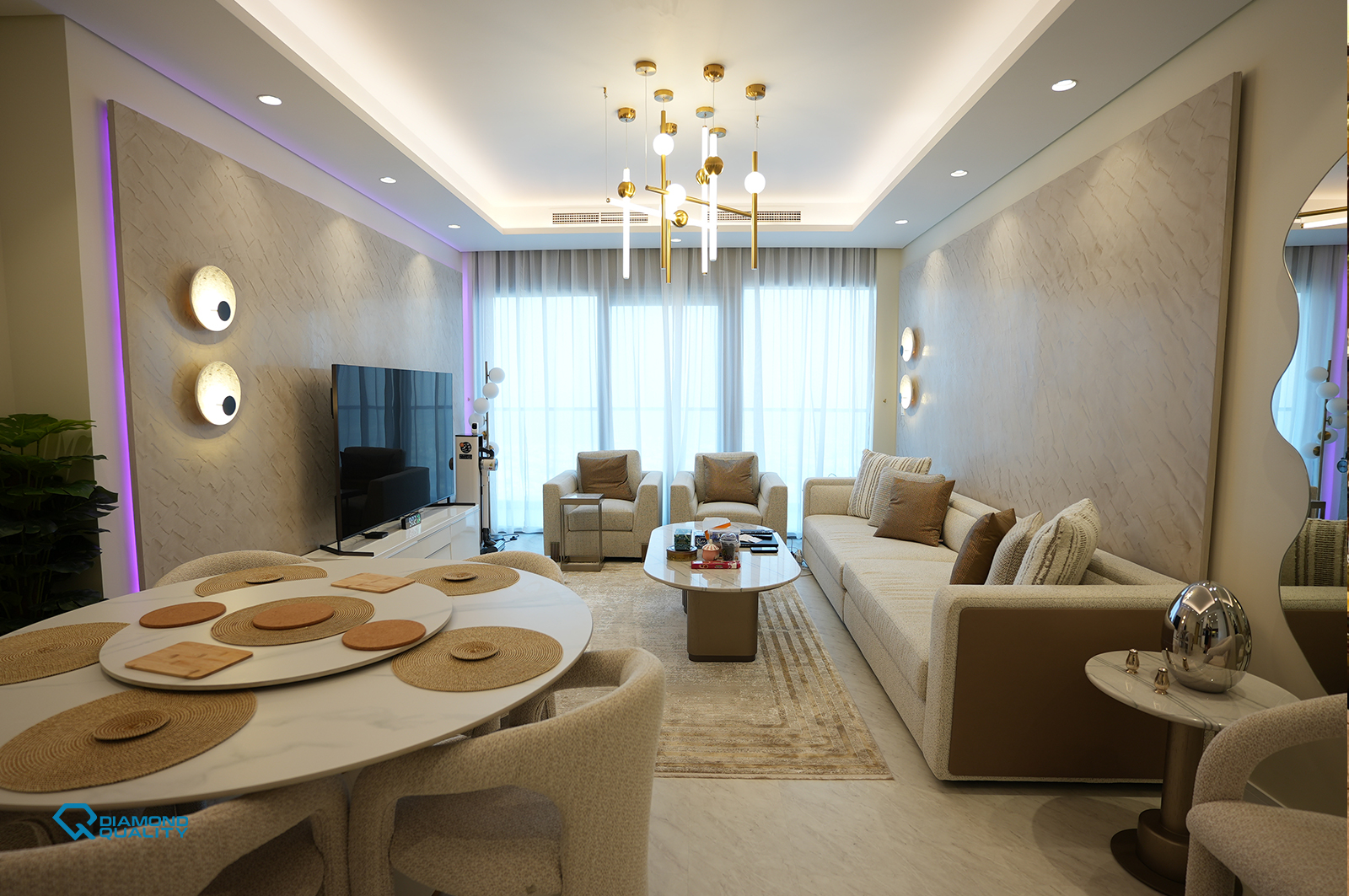 boho apartment renovation in dubai