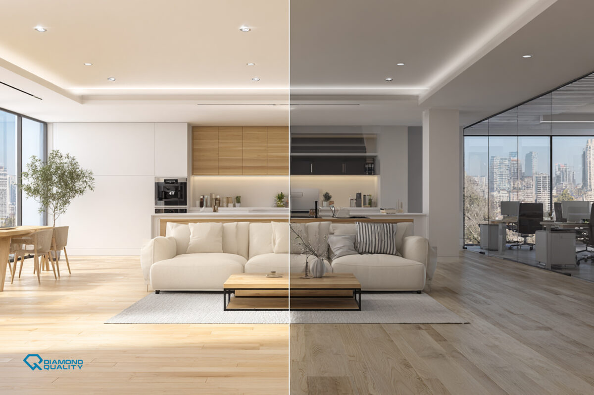 Residential vs Commercial Interior Design in Dubai – key differences