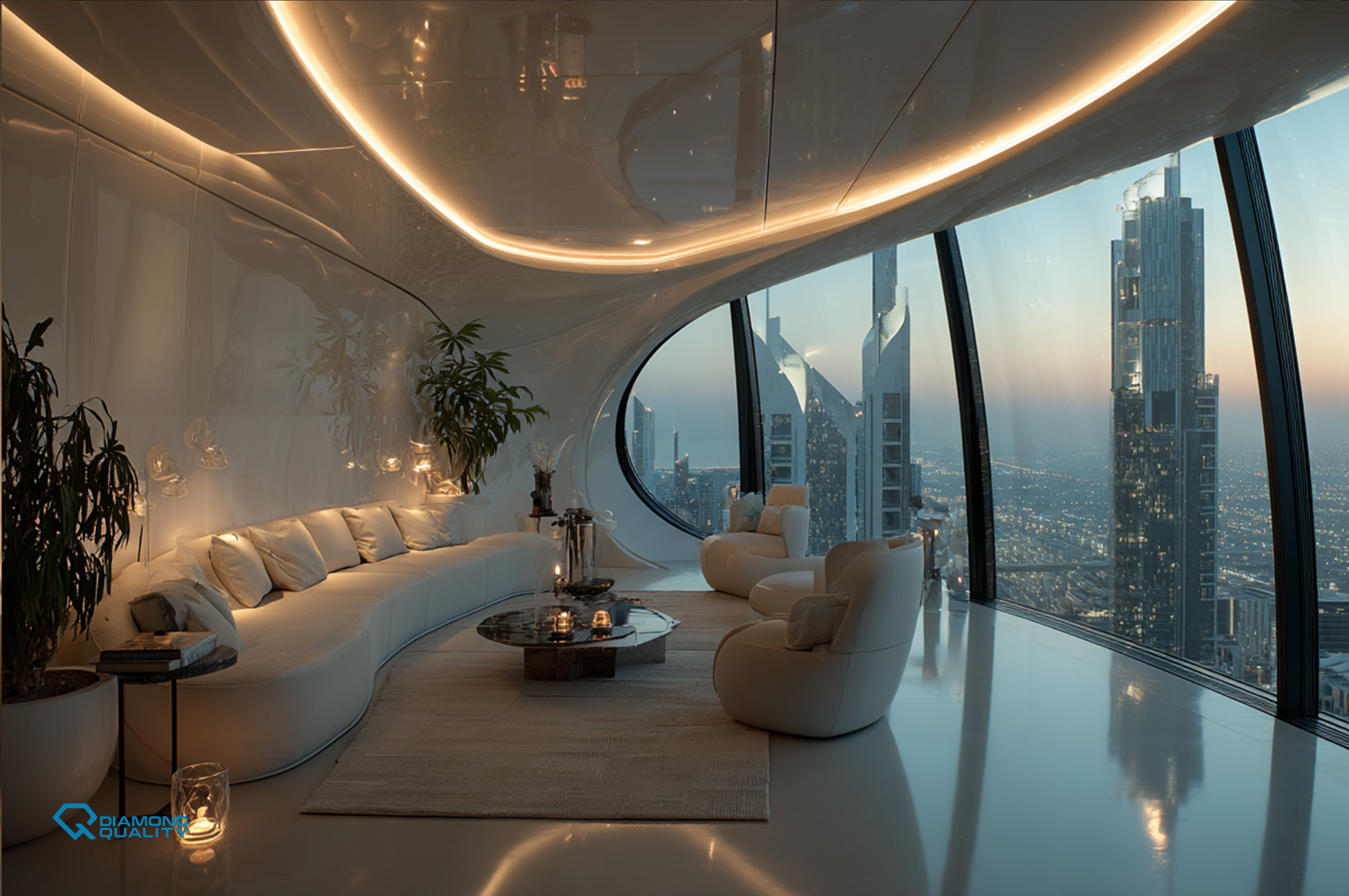Future residential interior design Dubai 2030