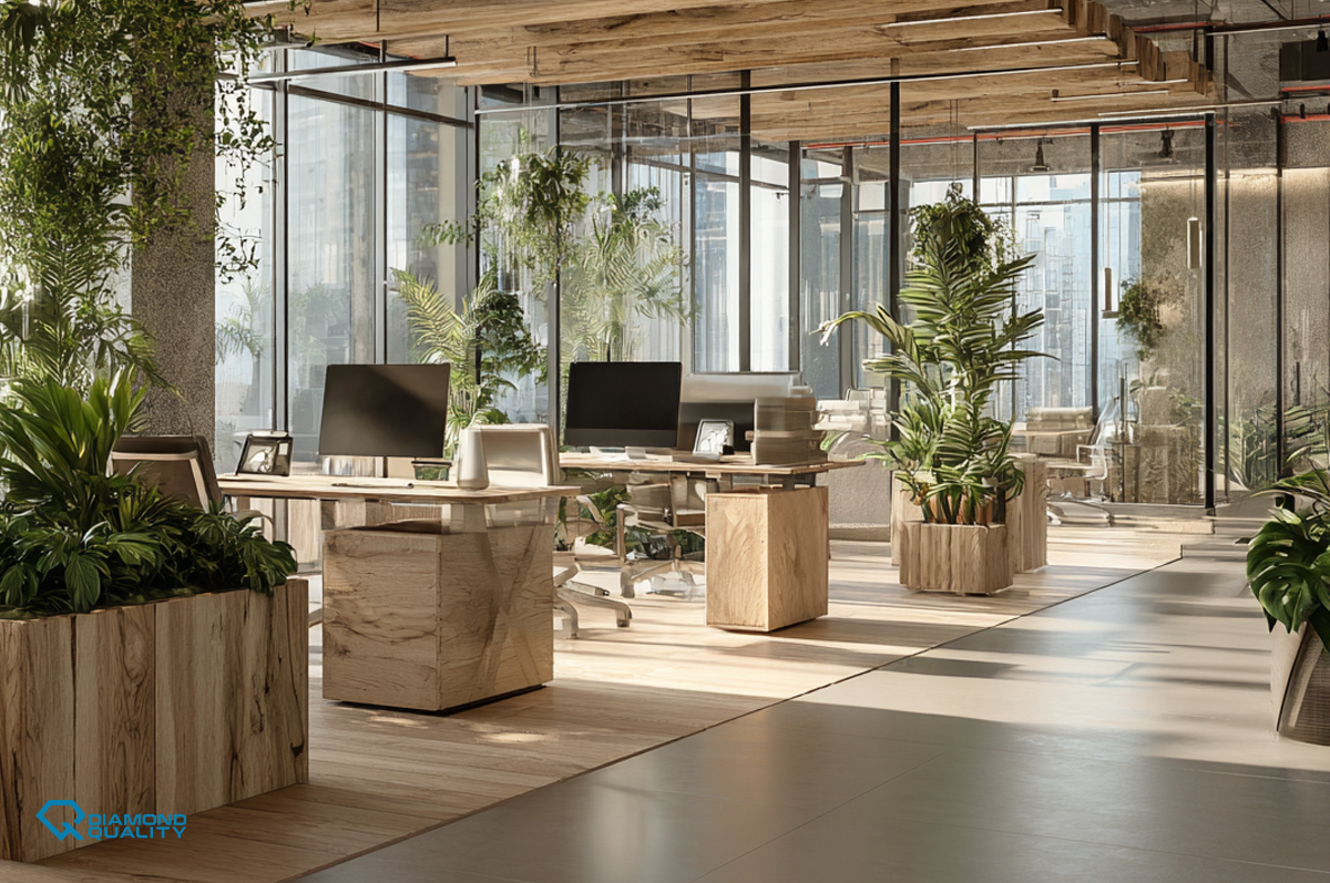 Eco-friendly Office Interior Design in Dubai – sustainable workspace
