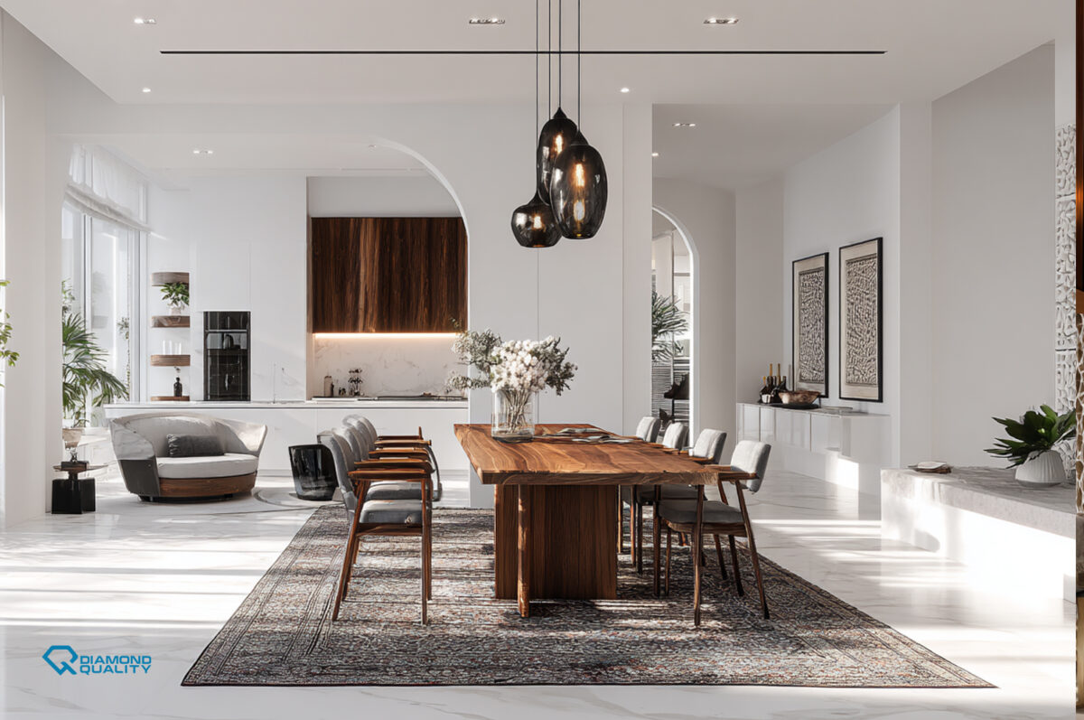 Diamond Quality cultural interior design project in Dubai