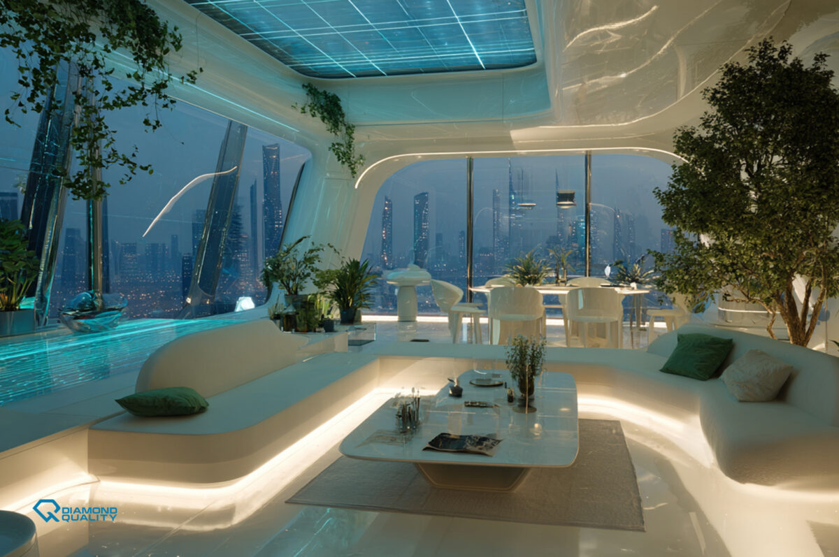 Future residential interior design Dubai 2030