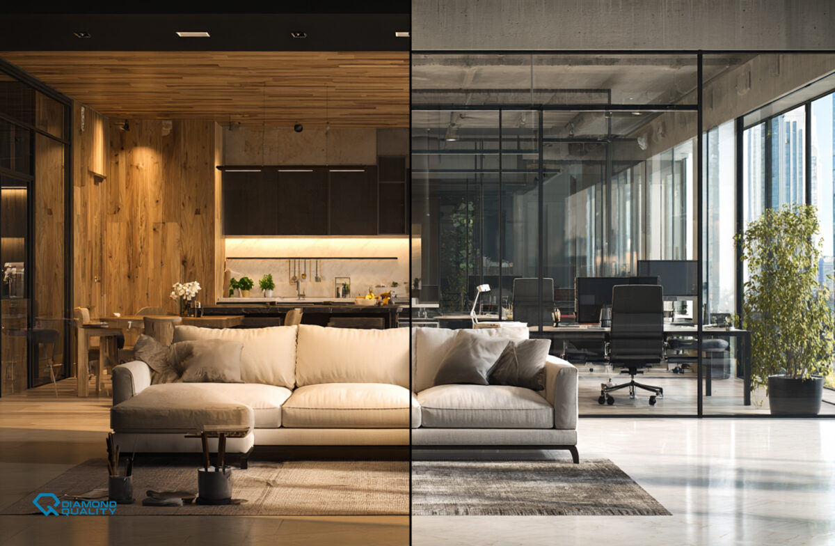 Residential vs Commercial Interior Design in Dubai