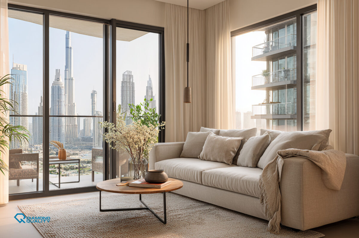 Small apartment living room design Dubai