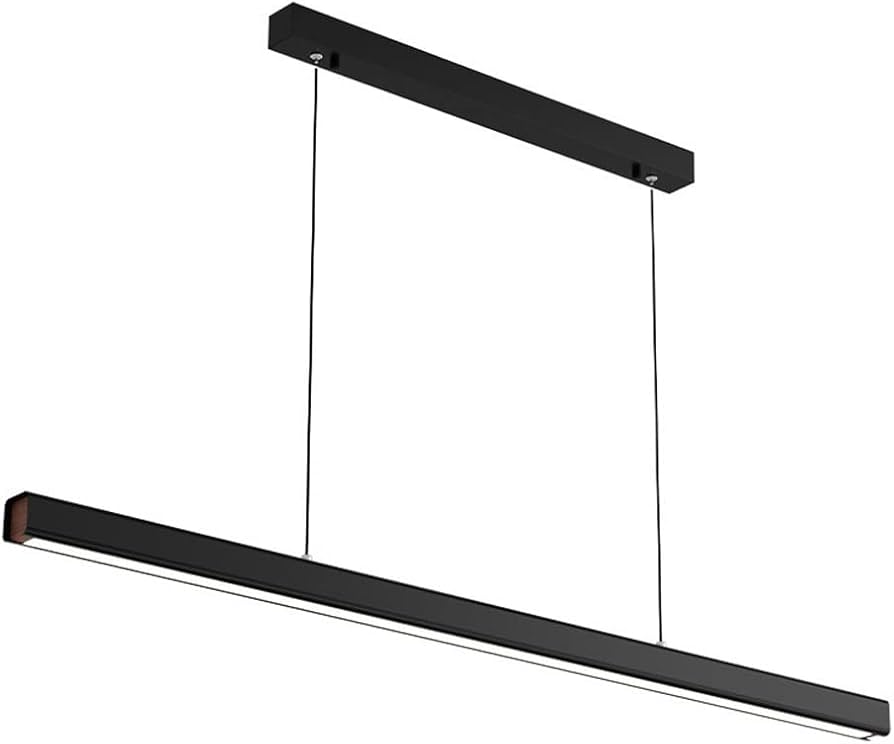 Amazon.com: Simple Linear Chandelier LED Pendant Light for Kitchen ...