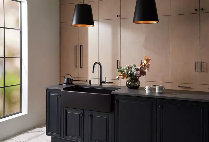 9 Stylish Accents for a Matte Black Kitchen Design